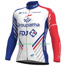 Maillot 2018 FDJ Manches Longues N001